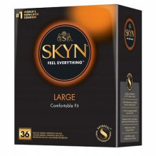 Manix SKYN Large 36 pcs - Latex-Free Polyisoprene Condoms Extra Comfort