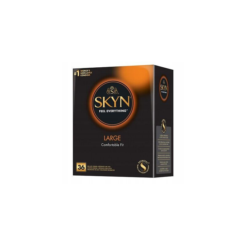 Manix SKYN Large 36 pcs - Latex-Free Polyisoprene Condoms Extra Comfort