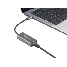Tinklo Kortelė - Natec Cricket 1GB USB-C 3.1 RJ45 Tinklo Kortelė - Natec Cricket 1GB USB-C 3.1 RJ45