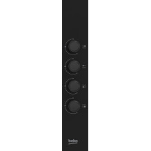 Įmontuojama Viryklė - Beko HIBG64120SB 60 Cm Dujinė, Juoda Įmontuojama Viryklė - Beko HIBG64120SB 60 Cm Dujinė, Juoda