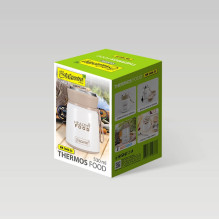 Maistas - Termosas Maestro MR-1646-53 530 ml Vakuminis Izoliuotas Nerūdijančio Plieno Baltas