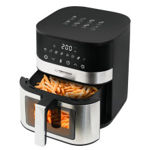 Gruzdintuvė - Esperanza EKA003 5L 1400W Nerūdijančio Plieno 8 Virimo Programos Gruzdintuvė - Esperanza EKA003 5L 1400W Nerūdijančio Plieno 8 Virimo Programos