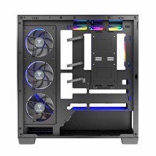 Kompiuterio Korpusas - MODECOM VOLCANO STELLAR ARGB MIDI Tower ATX USB C Juodas Kompiuterio Korpusas - MODECOM VOLCANO STELLAR ARGB MIDI Tower ATX USB C Juodas