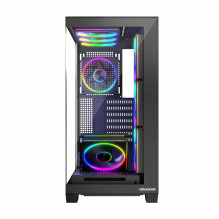 Kompiuterio Korpusas - MODECOM VOLCANO STELLAR ARGB MIDI Tower ATX USB C Juodas Kompiuterio Korpusas - MODECOM VOLCANO STELLAR ARGB MIDI Tower ATX USB C Juodas