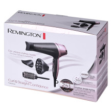 Plaukų Džiovintuvas - Remington D5706, 2200 W, Juoda, Rausvai Auksinė