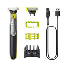 Skustuvas - Philips OneBlade 360 QP2834 / 23 Plaunamas, Žalias