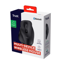 Kompiuterio pelė - Trust Fyda belaidė "Bluetooth" optinė 2400 DPI USB Type-C