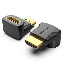 Adapteris - Vention HDMI 90 laipsnių M į F 3840x2160 60Hz Juodas