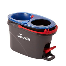 Valymo Šluota - Vileda H2prO Sukamoji Šluota su Nuimamu Mikropluošto Galvute, Teleskopinė Rankena 55-123 cm