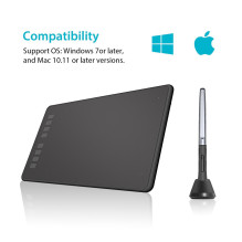 Grafikos planšetė - Huion H950P 5080 lpi 220 x 137 mm USB juoda