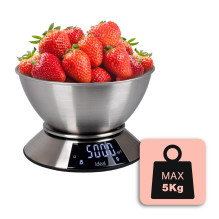 Virtuvinės svarstyklės - IDEAL Electronics Waga Clean 5kg Talpa 1g Tikslumas