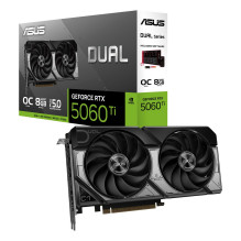 Vaizdo Plokštė - ASUS Dual RTX 5060 Ti 8GB GDDR7 2602MHz 7680x4320