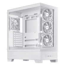 Kompiuterio Korpusas - ASUS A31 Plus TG ARGB Midi Tower ATX, 3x 2.5" įlankos, Balta