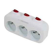 Elektros Skirstytuvas - Esperanza ELK307W 3 Lizdai 16A 3680W 220-240V Baltas