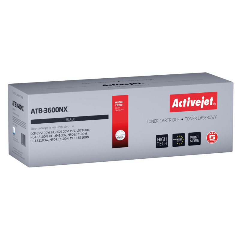 Toneris - Activejet ATB-3600NX 6000 Puslapių Juodas