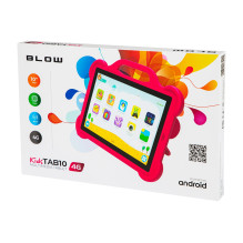 Planšetinis Kompiuteris - BLOW KidsTAB10 4G 4GB / 64GB Rožinis + Dėklas