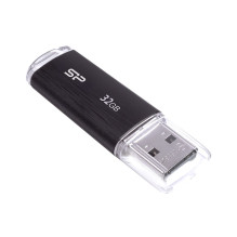 USB Atmintinė - Silicon Power Ultima U02 32 GB Juoda