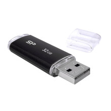 USB Atmintinė - Silicon Power Ultima U02 32 GB Juoda