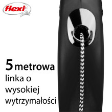 Automatinis Šuns Pavadėlis - Flexi Classic 5 m Juodas Automatinis Šuns Pavadėlis - Flexi Classic 5 m Juodas