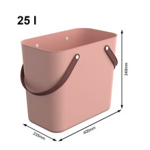 Nešiojama Tašė - Rotho Albula Stilius 25L, Maksimalus Apkrova 40kg, Perdirbtas Plastikas, Rožinė Nešiojama Tašė - Rotho Albula Stilius 25L, Maksimalus Apkrova 40kg, Perdirbtas Plastikas, Rožinė