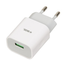 Įkroviklis - iBOX C-41 Su Micro USB Laidu, Baltas Įkroviklis - iBOX C-41 Su Micro USB Laidu, Baltas