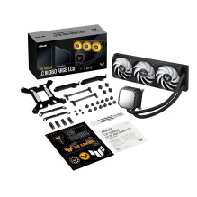 Procesoriaus aušintuvas - ASUS TUF Gaming LC III 360 ARGB Skysčio Aušintuvas 360mm Juodas