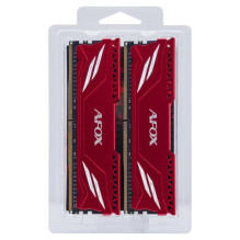 Atminties modulis - AFOX GAMING DDR4 32GB 3200MHz CL16 Raudona Atminties modulis - AFOX GAMING DDR4 32GB 3200MHz CL16 Raudona