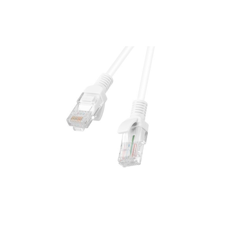 Tinklo Kabelis - Cat5e UTP Pataisymo Laidas 2M RJ-45 Vyras 10-Vnt Baltas