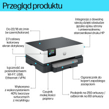 Spausdintuvas - HP OfficeJet Pro 9110b Belaidis Duplex 4800x1200 DPI Spalvotas