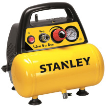 Kompresorius - STANLEY Be alyvos 6L 8 Bar Pneumatinis rinkinys Kompresorius - STANLEY Be alyvos 6L 8 Bar Pneumatinis rinkinys