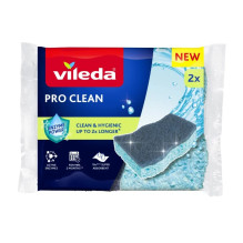 Valymo Priemonės - Vileda Pro Clean Viskoziniai Šveitikliai su Enzimais 2 vnt. Mėlyna / Pilka