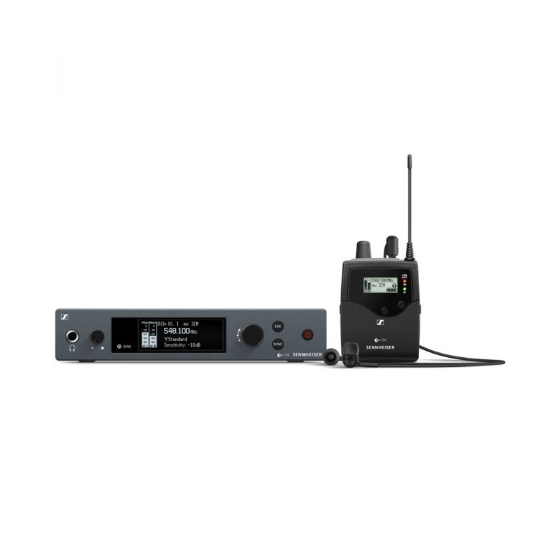 Garso Grįžtamojo Ryšio Rinkinys - Sennheiser EW IEM G4-A 516-558 MHz 100 m Diapazonas