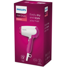 Plaukų Džiovintuvas - Philips DryCare BHD003 / 00 1400W Sulankstomas Rankena Rožinė, Balta