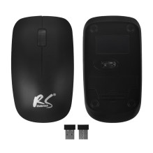 Belaidė Klaviatūra ir Pelė - NanoRS RS580 Ergonomiškas Dizainas 10m Diapazonas Juoda Belaidė Klaviatūra ir Pelė - NanoRS RS580 Ergonomiškas Dizainas 10m Diapazonas Juoda