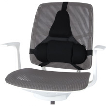 Ergonominė Nugaros Atrama - Fellowes Tinklelis, Reguliuojama, Juoda