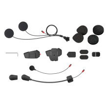 Interkomo Montavimo Rinkinys - Sena SPIDER-ST1-A01 Interkomo Sistema Su Integruotais Mikrofonais Ir Garsiakalbiais Juoda