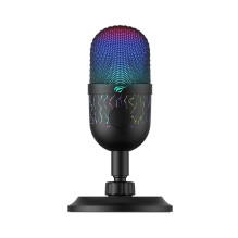 Mikrofonas - Havit GK52 Žaidimų USB Kardioidinis su Mute Funkcija ir LED Apšvietimu, Juodas