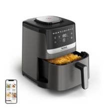 Gruzdintuvė - Tefal Easy Fry Silence EY551HE0 5L 40-220°C 10 Programų Juoda, Pilka
