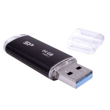 USB Atmintinė - Silicon Power Blaze B02, 64 GB, Juoda