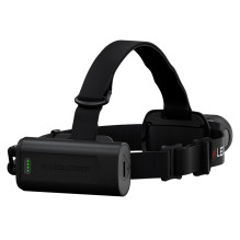 Šalmo Žibintas - Led Lenser H19R Core 3500 Liumenų 300m Spindulys Juodas