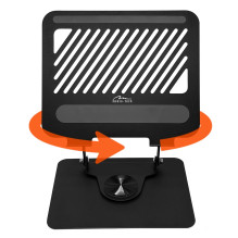 Nešiojamo Kompiuterio Laikiklis - ROTO MT2662 Reguliuojamas Sukamasis Ergonomiškas 10-17" Anglinis Plienas Nešiojamo Kompiuterio Laikiklis - ROTO MT2662 Reguliuojamas Sukamasis Ergonomiškas 10-17" Anglinis Plienas