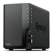 Tinklo Prijungtas Saugojimas - Synology DS225+ Intel Celeron J4125 2-Bay NAS Juodas