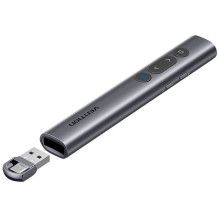 Prezentacijos rodyklė - Vention rodyklė 50m USB raudona lazerinė pultelis PVC