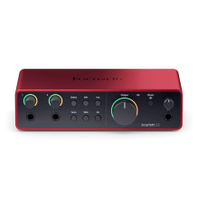 Garso Sąsaja - Focusrite Scarlett 2i2 USB-C 4-osios Kartos, 2 XLR Įėjimai, 192 kHz Garso Sąsaja - Focusrite Scarlett 2i2 USB-C 4-osios Kartos, 2 XLR Įėjimai, 192 kHz