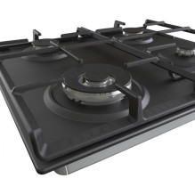 Virtuvės kaitlentė - Gorenje GW641EXB 4 degiklių dujinė kaitlentė 3500W juoda