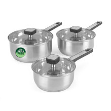 Salter BW14627 Expert 3 Piece (16 / 18 / 20cm) Pan Set