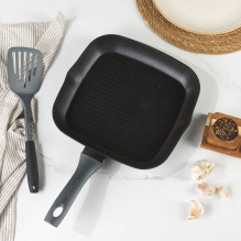 Salter BW13594DU Megastone Excellence 28cm Griddle Pan, Grey Salter BW13594DU Megastone Excellence 28cm Griddle Pan, Grey