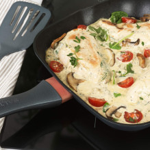 Salter BW13594DU Megastone Excellence 28cm Griddle Pan, Grey Salter BW13594DU Megastone Excellence 28cm Griddle Pan, Grey