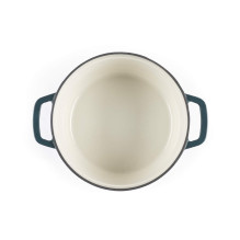 Salter BW14433GR Chester 2L Shallow Cast Iron Casserole Pot 20 cm, Green