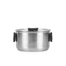 Salter BW14354 Stack-In Stainless Steel 3 Piece (16 / 22 / 24 cm) Stockpot Set